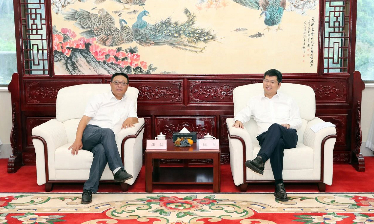 重庆市涪陵区政协副主席、清溪园区管委会主任阳森考察k8凯发